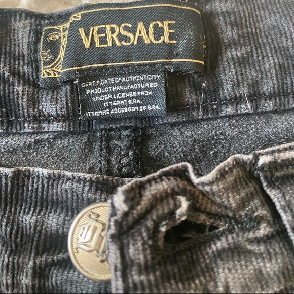 Versace Corduroy Flare Jeans - Picture 4 of 10
